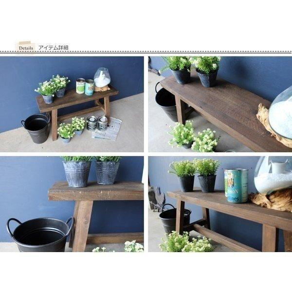 ベンチラック 棚 木製 ディスプレイスタンド 飾り棚 おしゃれ フラワーラック インテリア ガーデニング台 アンティーク プランタースタンド 茶 送料無料 Wlf 492 生活雑貨 Willdo 通販 Yahoo ショッピング