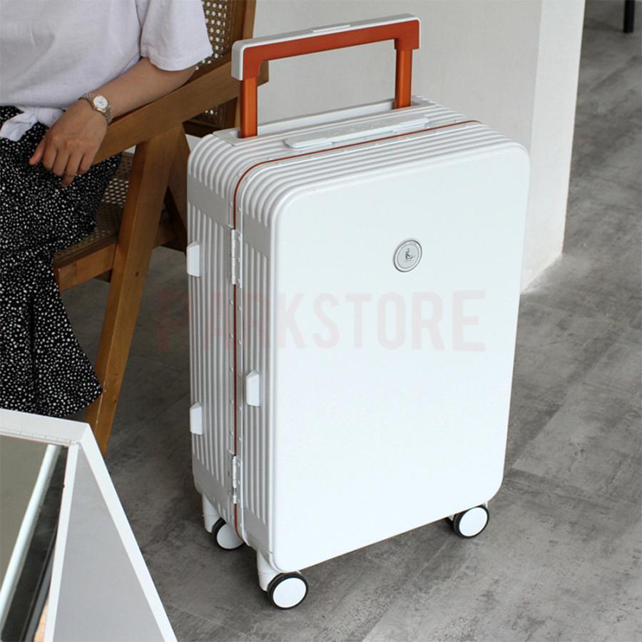 スーツケース 機内持ち込み キャリーケース 軽量 小型 広キャリーバー Sサイズ おしゃれ M 短途旅行 出張 3-5日用 かわいい insの画像