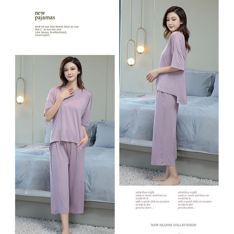 期間限定】接触冷感 パジャマ ルームウェア レディース 半袖