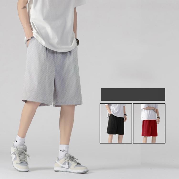 接触冷感 ハーフパンツ メンズ メッシュパンツ 5分丈 夏 涼感 涼しい