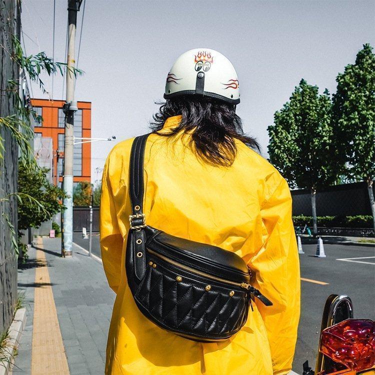 2way スリングバッグ ボディバッグ レザー アメカジ ミリタリー y2k