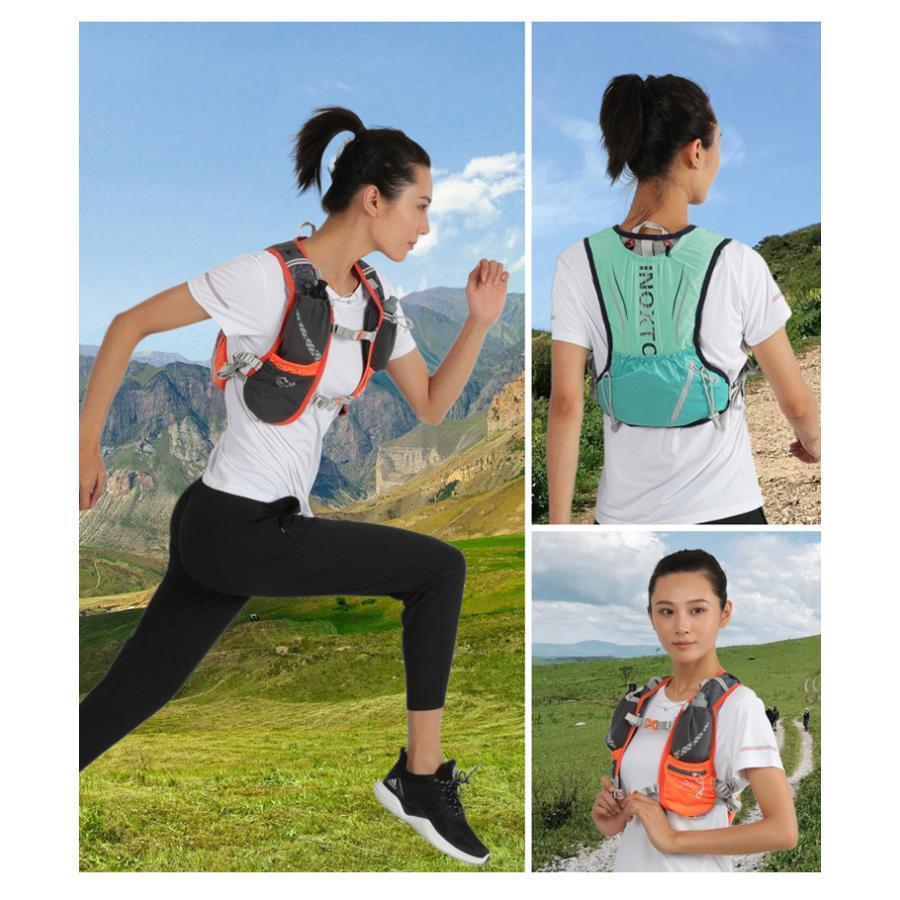 ランニングバッグ トレイルランニング ザック  ハイドレーションパック マラソン リュック サック ジョギング トレラン 登山 サイクリング 軽量_7