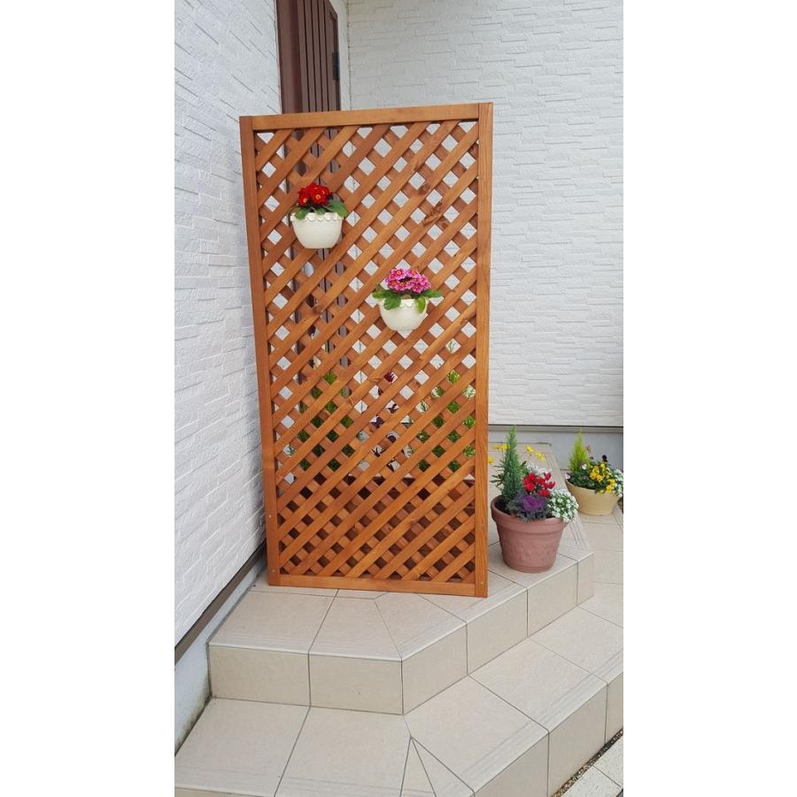 No7130【チーク】ラティス付き ミニ ウッドプランターとNo2051脚長2台 No7130【チーク】ラティス付き ミニ ウッドプランターとNo2051脚長2台