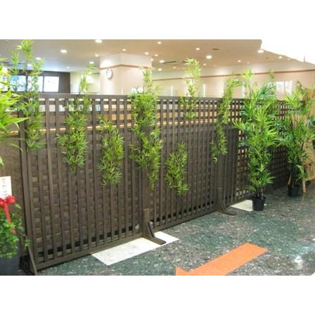 特注ラティス駒寄せ匠 並大抵 縦横透かし彫り 赤銅色 木製 高さ＋横幅＝足し加える120糎以内(2台10%銀行割引・3台以上20%銀行割引：ご申し付ける後に銀行割引) 日本製