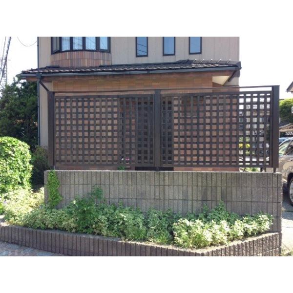 特注ラティス駒寄せ匠 並大抵 縦横透かし彫り 赤銅色 木製 高さ＋横幅＝足し加える120糎以内(2台10%銀行割引・3台以上20%銀行割引：ご申し付ける後に銀行割引) 日本製