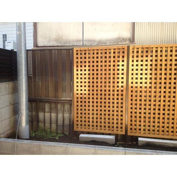 特注ラティス駒寄せ匠 つつみ隠し 縦横透かし彫り パイン色 木製 高さ＋横幅＝足し加える120糎以内(2台10%銀行割引・3台以上20%銀行割引：ご申し付ける後に銀行割引) 日本製