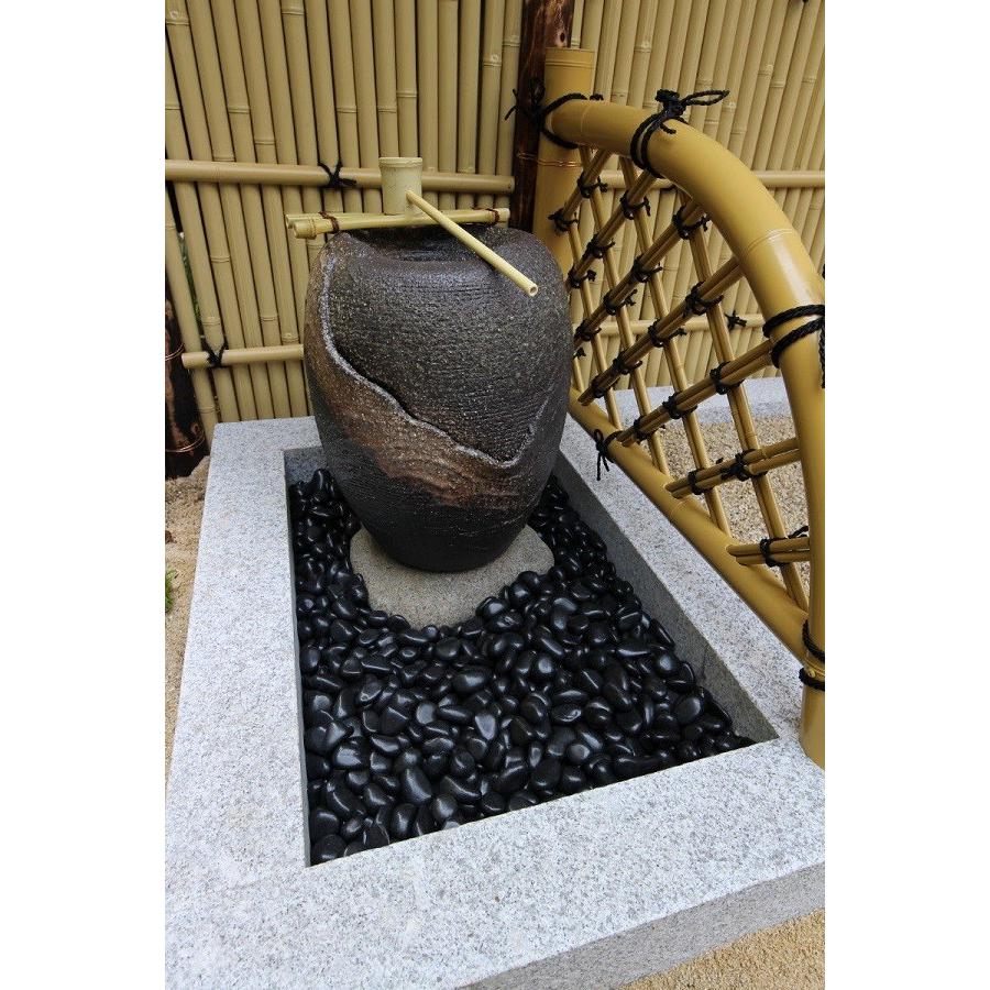 新那智黒石 磨き 8分 1袋kg入り 玉砂利 化粧砂利 おしゃれ ベランダ ガーデニング お墓 庭石 敷石 砕石 防犯 S001 M8 Will ベランダガーデン 通販 Yahoo ショッピング