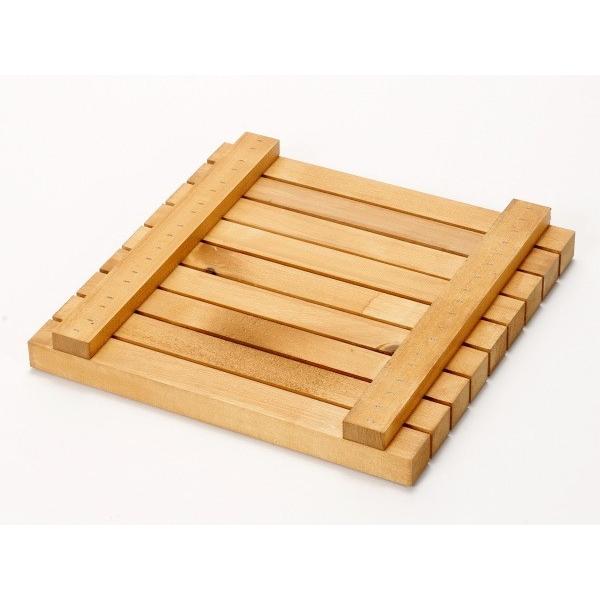 ウッドデッキ匠 すのこデッキ 30cm×30cm×厚み4cm 48枚セット パイン色 ベランダ 天然木製 日本製の画像