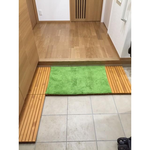 ウッドデッキ匠 すのこデッキ 30cm×60cm×厚み4cm 6枚セット パイン色