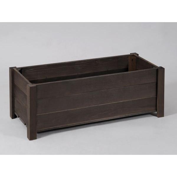 木製プランター匠 ブラウン色 横幅90cm プランターボックス 大型