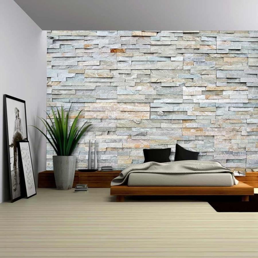 在庫品 即納 ウォールペーパー 壁紙 石の壁のバックグラウンド 取り外し可能な壁の壁画 自己粘着性の大きな壁紙 100x144インチ 並行輸入品 安い 本物 Technoelmer Com Np