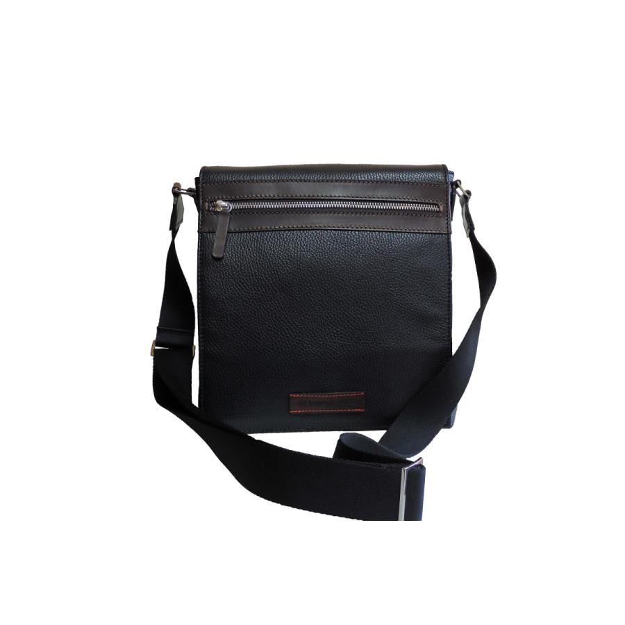 本革 イタリア製 ハンドメイド Cross Body Document Shoulder Bag【di berardino（ディ ベラルディーノ）】斜めがけ 植物タンニン鞣し イタリー トスカーナ