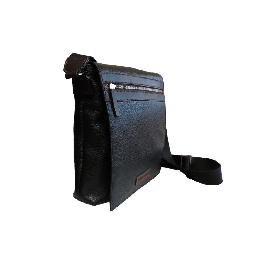 本革 イタリア製 ハンドメイド Cross Body Document Shoulder Bag【di berardino（ディ ベラルディーノ）】斜めがけ 植物タンニン鞣し イタリー トスカーナ