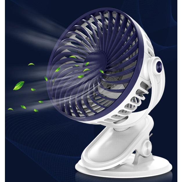 ハンディーファン Fraile CLIP STAND＆MOBILE 2Way FAN Blue 熱中症