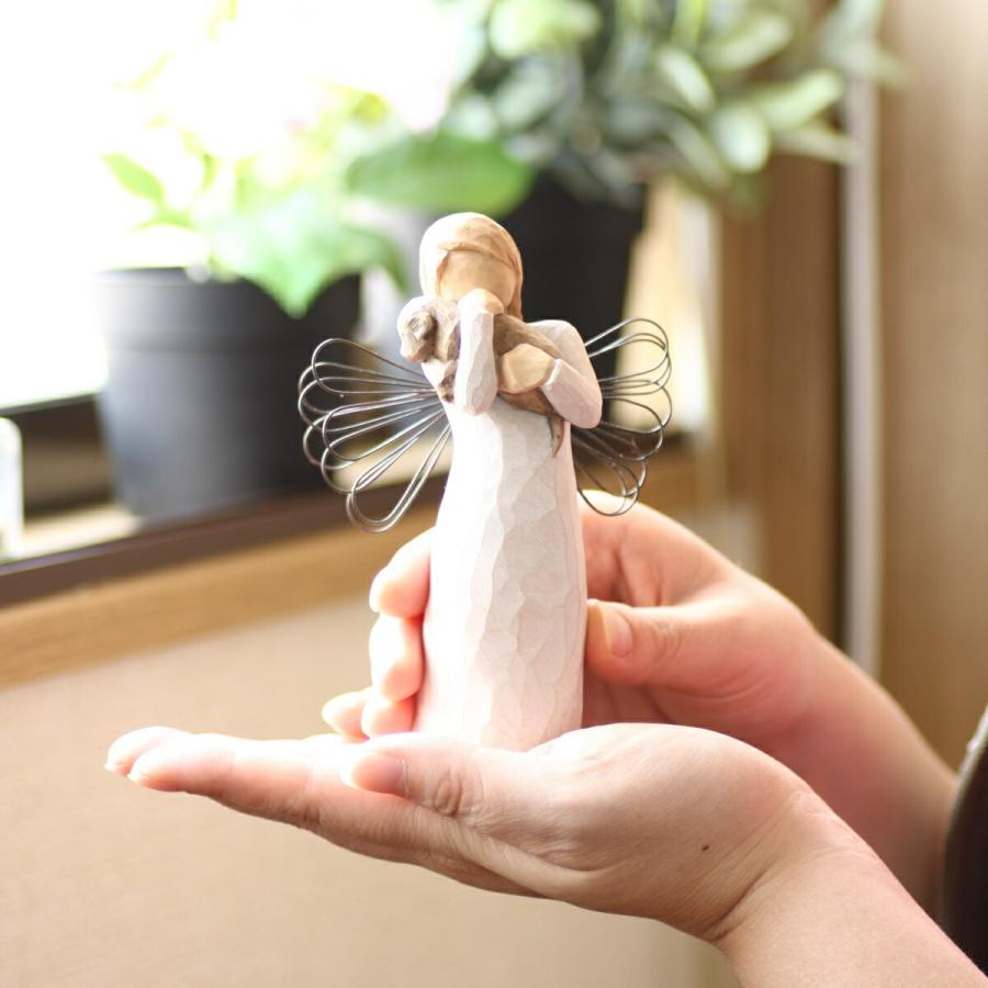 ウィローツリー天使像 Angel of Friendship - 友情 13cm いぬ | おしゃれ 置物 彫刻 人形 インテリア スーザン・ローディ |  | 06