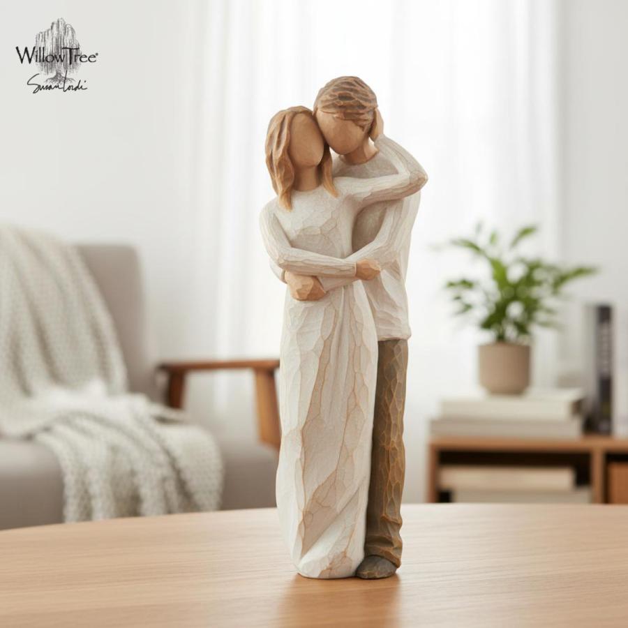 ウィローツリー彫像 Together - ずっといっしょ 23cm 2人組 カップル