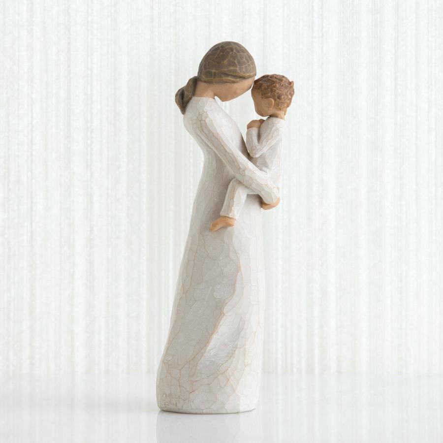 ウィローツリー彫像 Tenderness - 慈愛 20cm 幼子 2人組 親子