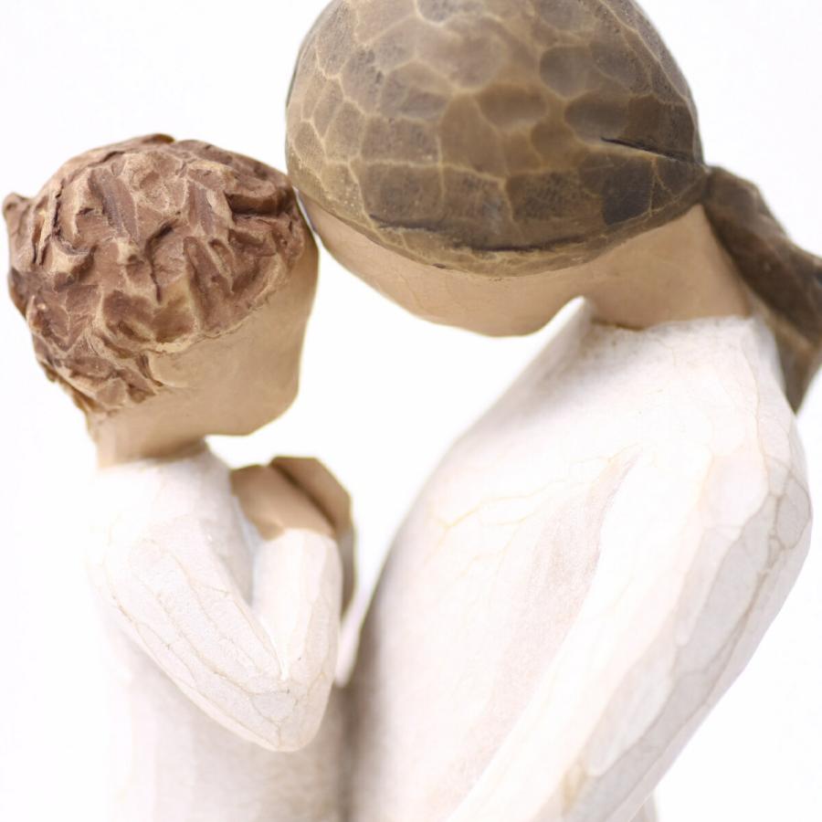 ウィローツリー彫像 Tenderness - 慈愛 20cm 幼子 2人組 親子