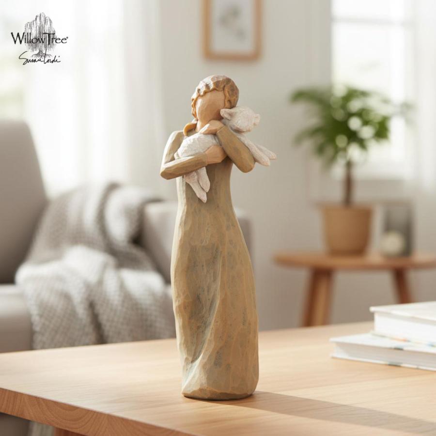 ウィローツリー彫像 Peace on Earth - 平穏 22cm その他 大人の女性 | おしゃれ 置物 彫刻 人形 インテリア スーザン・ローデ | 