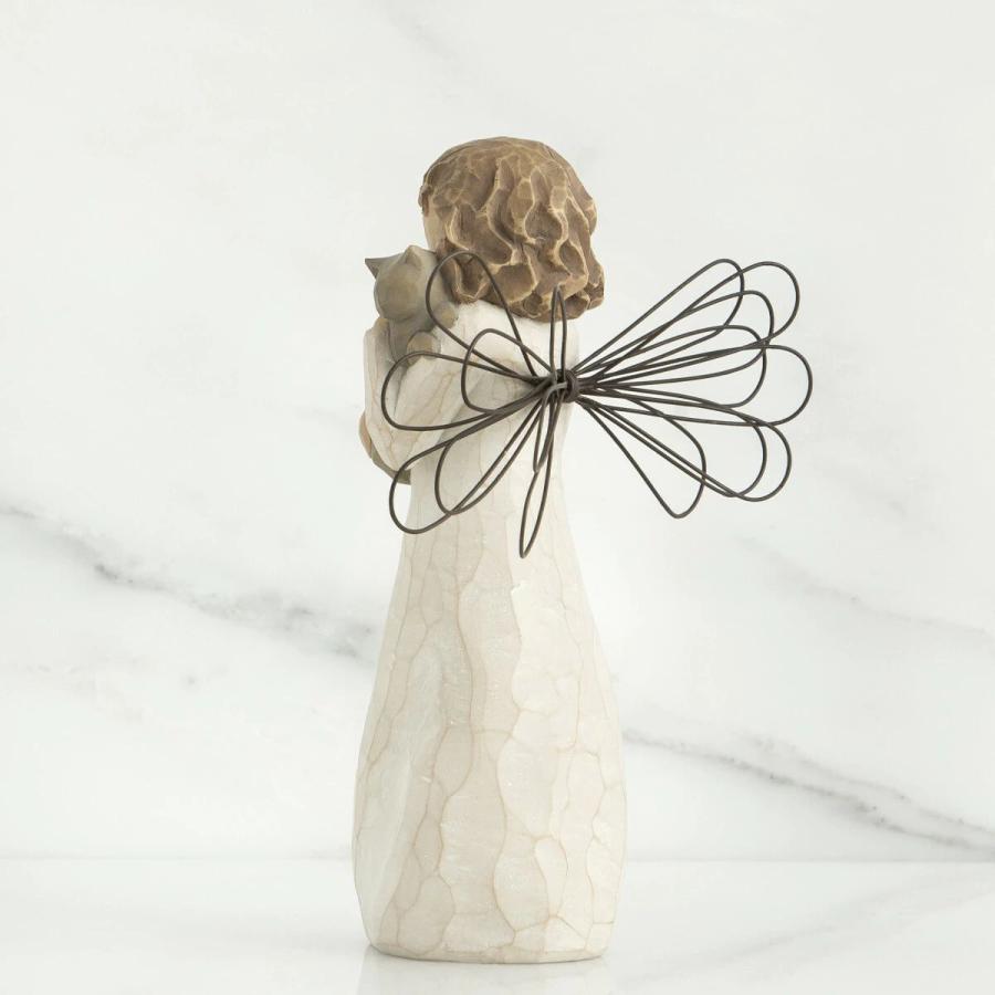 ウィローツリー天使像 With Affection - 愛をこめて 13cm ネコ | おしゃれ 置物 彫刻 人形 インテリア スーザン・ローディ 正 |  | 04