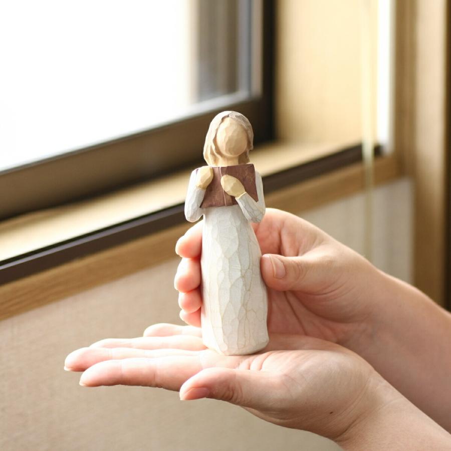 ウィローツリー彫像 Love of Learning - 学びへの欲求 14cm 本 子供 少女 | おしゃれ 置物 彫刻 人形 インテリア スーザン |  | 06