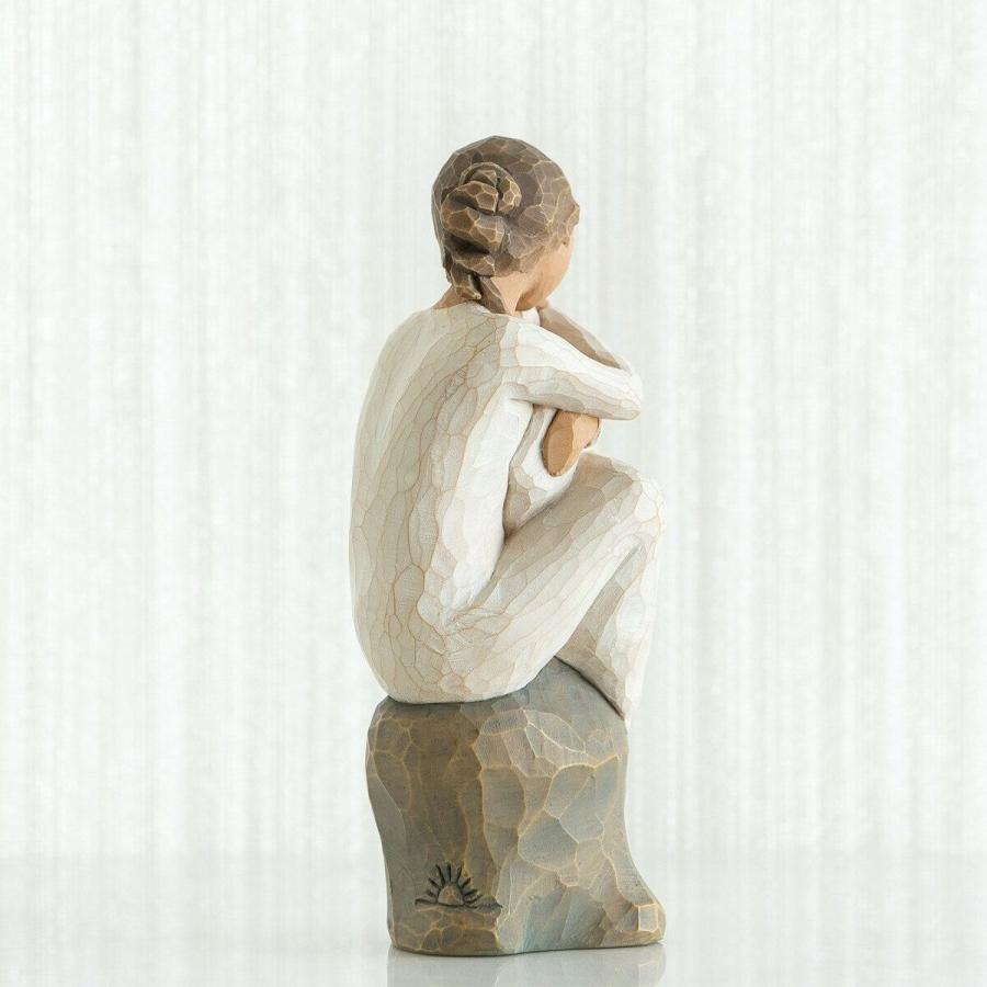 ウィローツリー彫像 Guardian - 守護者 15cm 幼子 2人組 親子