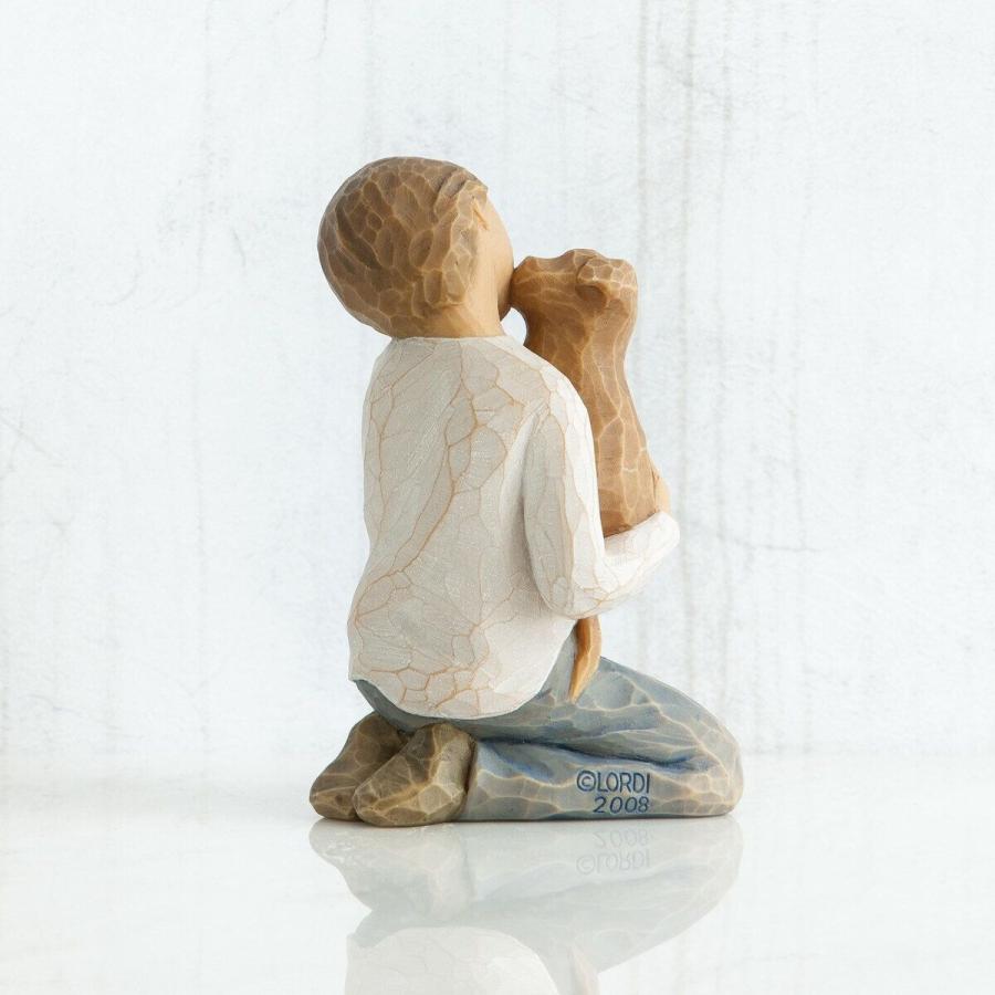 ウィローツリー彫像 Kindness (Boy) - 優しさ 8cm いぬ 子供 少年 | おしゃれ 置物 彫刻 人形 インテリア スーザン・ローディ |  | 04