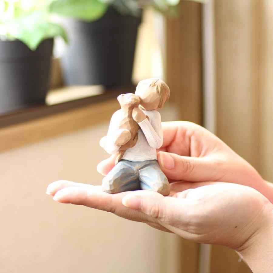 ウィローツリー彫像 Kindness (Boy) - 優しさ 8cm いぬ 子供 少年 | おしゃれ 置物 彫刻 人形 インテリア スーザン・ローディ |  | 06