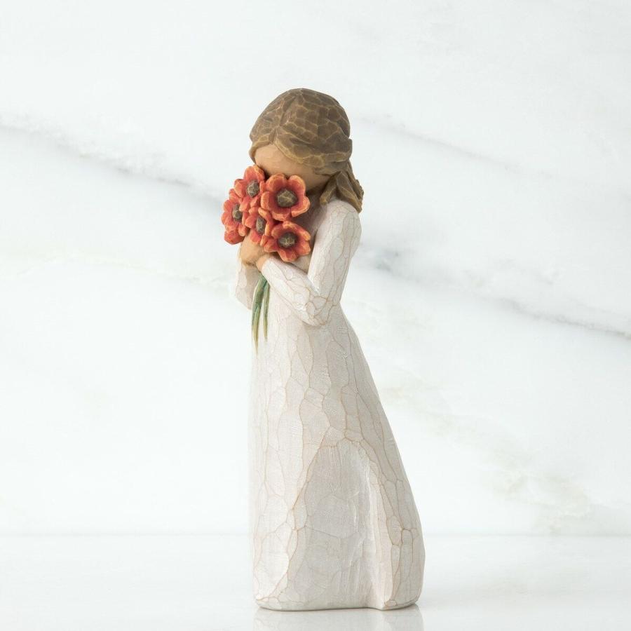 ウィローツリー彫像 Surrounded by Love - 愛に包まれる 13cm 少女