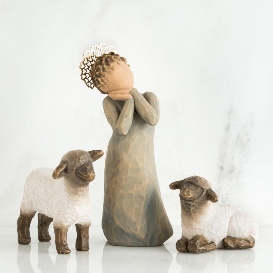 ウィローツリー Little Shepherdess - 小さな羊飼い 12.5cm | キリスト 降誕セット 馬小屋セット ナティビティ プレゼピオ |  | 02