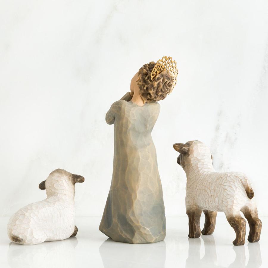 ウィローツリー Little Shepherdess - 小さな羊飼い 12.5cm | キリスト 降誕セット 馬小屋セット ナティビティ プレゼピオ |  | 04