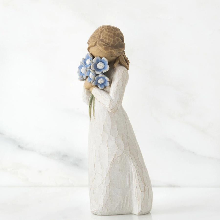 ウィローツリー彫像 わたしのこと忘れないで 高さ13.5cm Willow Tree me not 26454ウィローツリー