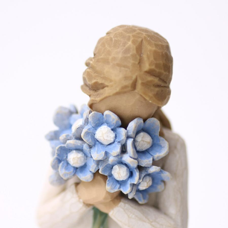 ウィローツリー彫像 Forget Me Not わたしのこと忘れないで 13cm 少女 おしゃれ 置物 彫刻 人形 インテリア 