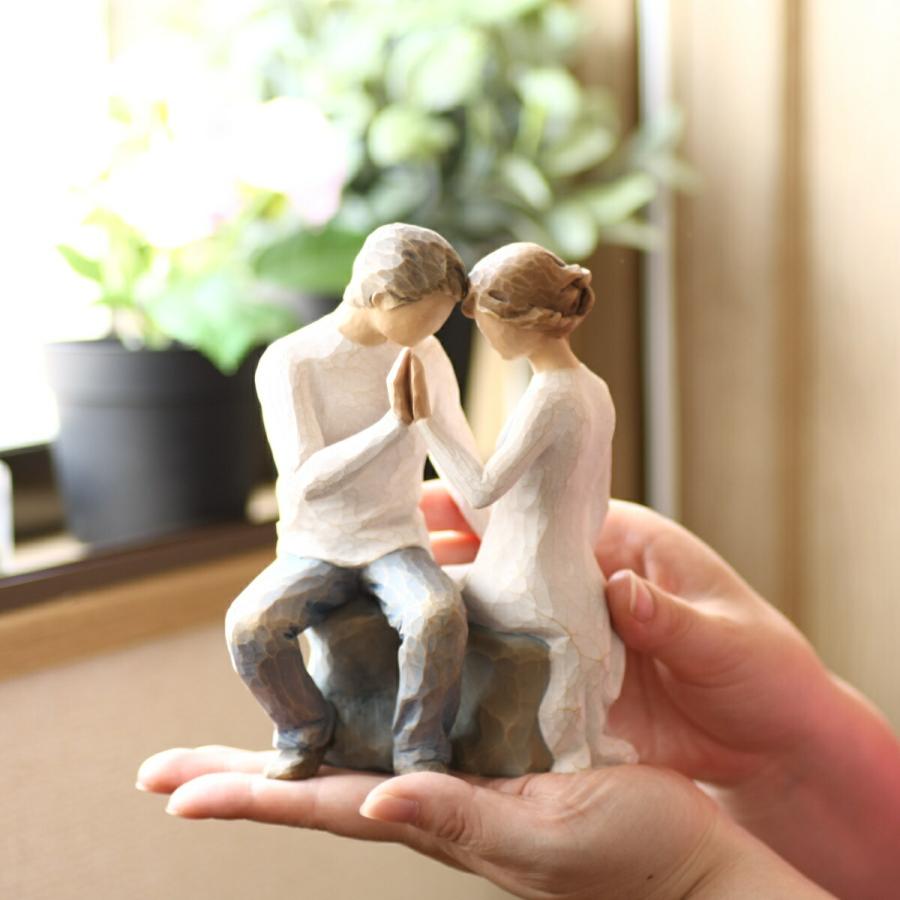 ウィローツリー彫像 Around You - あなたのそばで 17cm 2人組 カップル