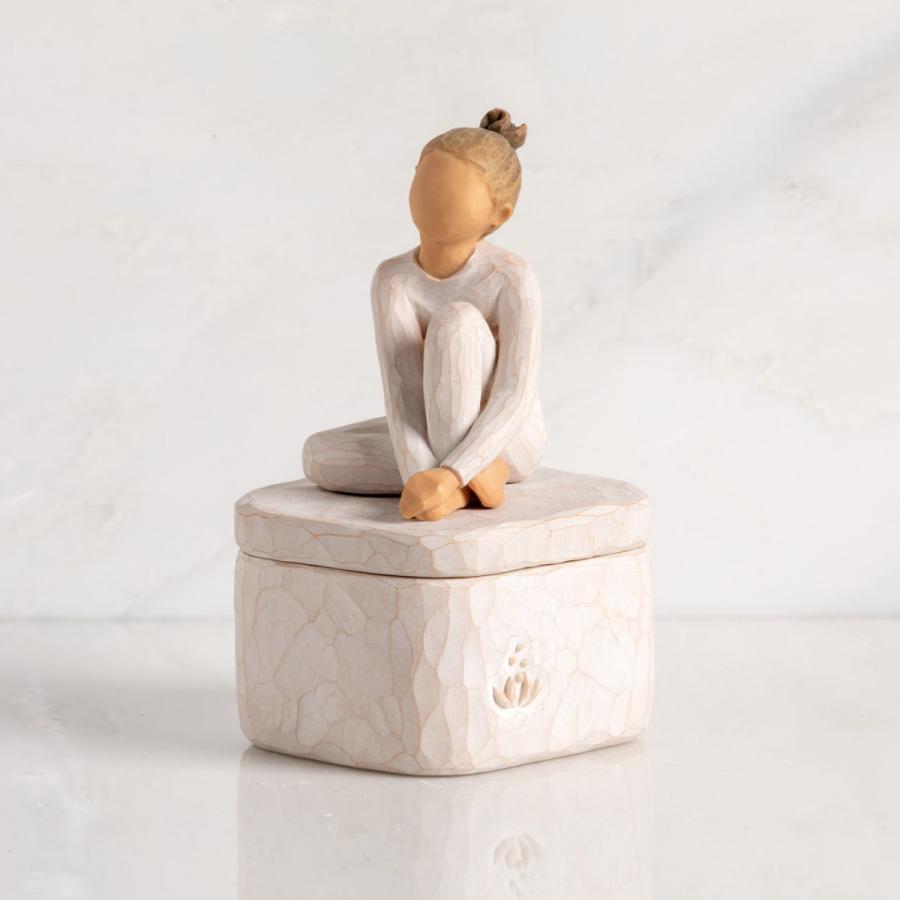 ウィローツリー形見箱 The Dancer Keepsake Box - 踊り子 幅7.5x奥行8.3x13.3(cm) 子供 少女 ダンス・音楽 | |  | 02