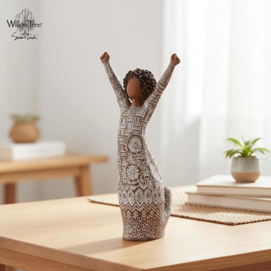 ウィローツリー彫像 前を向いて 17cm Willow Tree Courageous Joy 28112ウィローツリー専門店