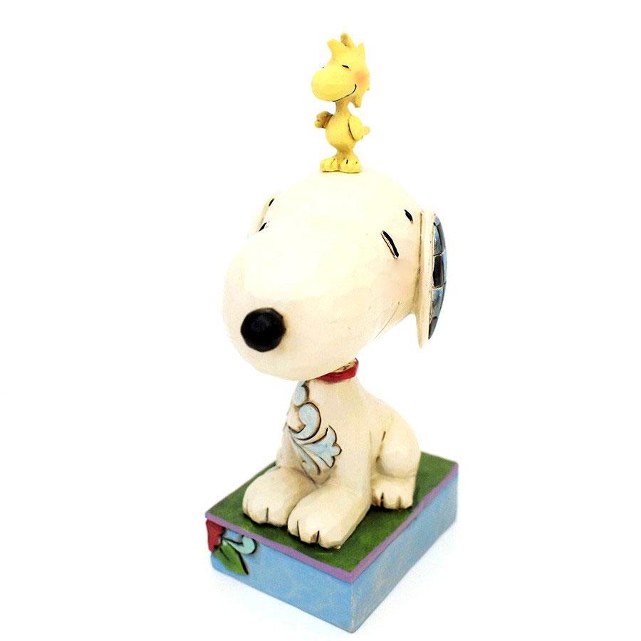 親友 スヌーピーとウッドストック 12.5cm | ジムショア ピーナッツ グッズ フィギュア 人形 置物 彫刻 Jim Shore 正規輸入品 | SNOOPY | 06