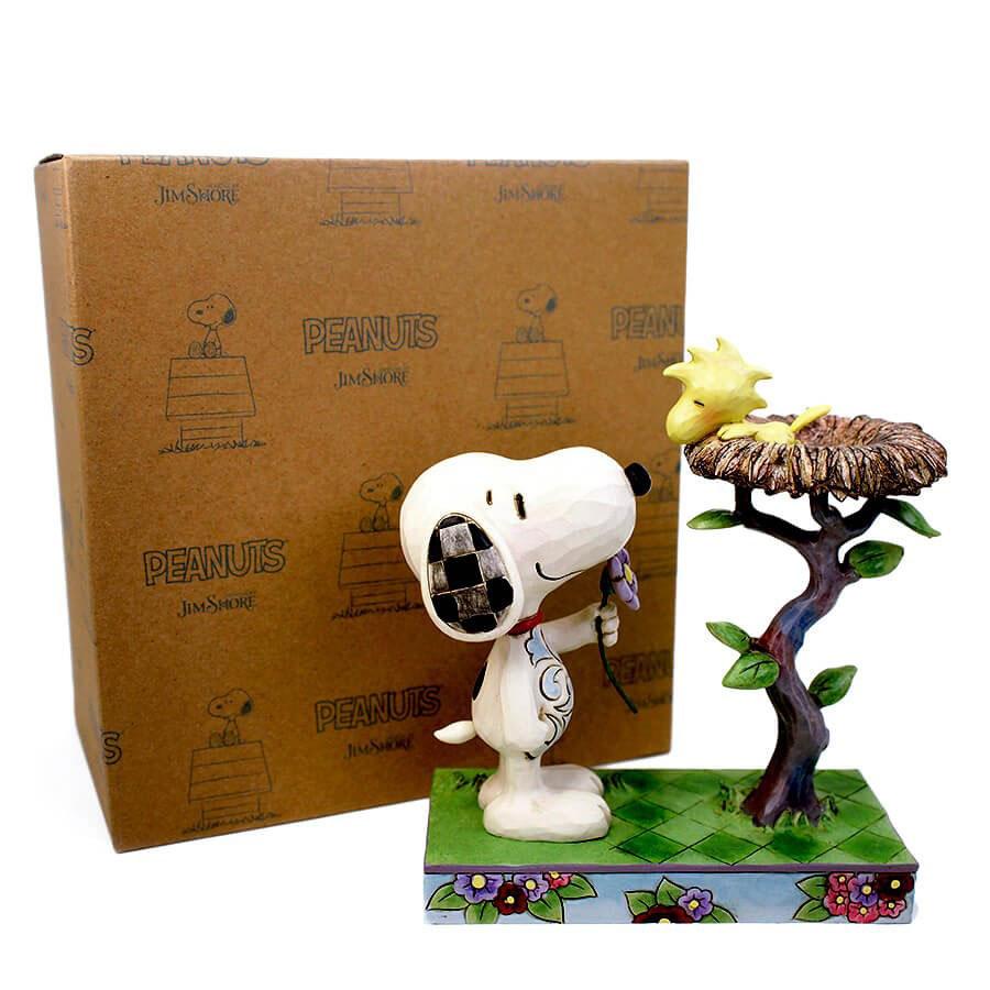 SNOOPY（スヌーピー） スヌーピーと巣の中のウッドストック 17.1cm