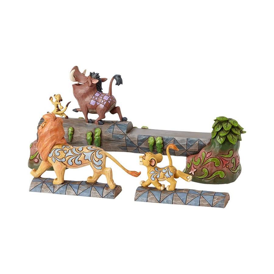 ディズニー　ライオンキング　シンバ　ティモン　プンバァ　陶器製 Disney（ディズニー） シンバ ティモン プンバァ 19cm ライオンキング