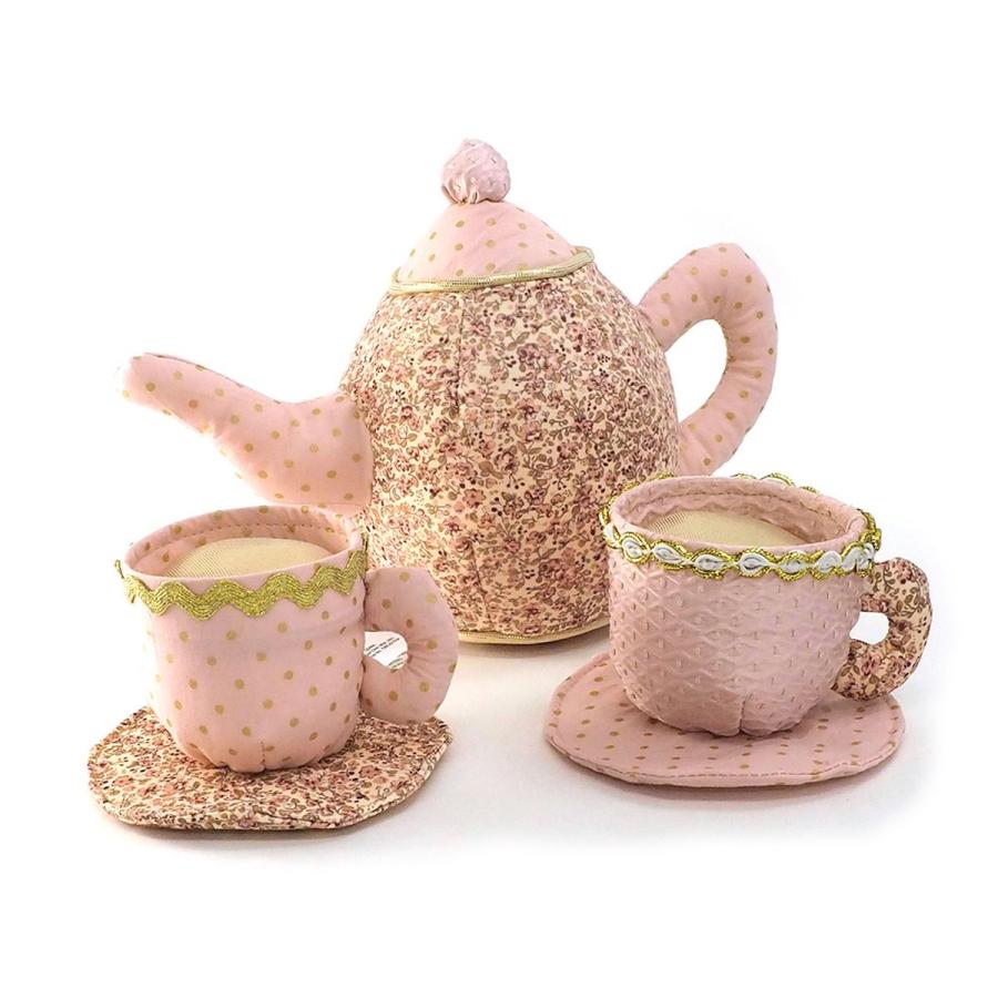 フローラル ティーセット ポット:W26×H15×D13cm カップ:W10×H7×D7cm ソーサー:12cm | モナミ ぬいぐるみ 雑貨 アート |  | 02