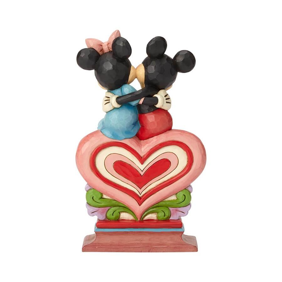 ディズニー　トラディションズ　ミッキー＆ミニー　 ウィズハートマーク　フィギュア Disney（ディズニー） ハートに座るミッキーとミニー 21.6cm