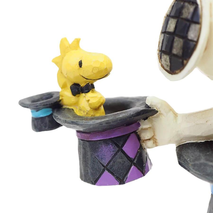 シルクハット マジシャン スヌーピー ウッドストック チャーリーブラウン 12.5cm | ジムショア ピーナッツ グッズ フィギュア 人形 置物 彫 | SNOOPY | 05