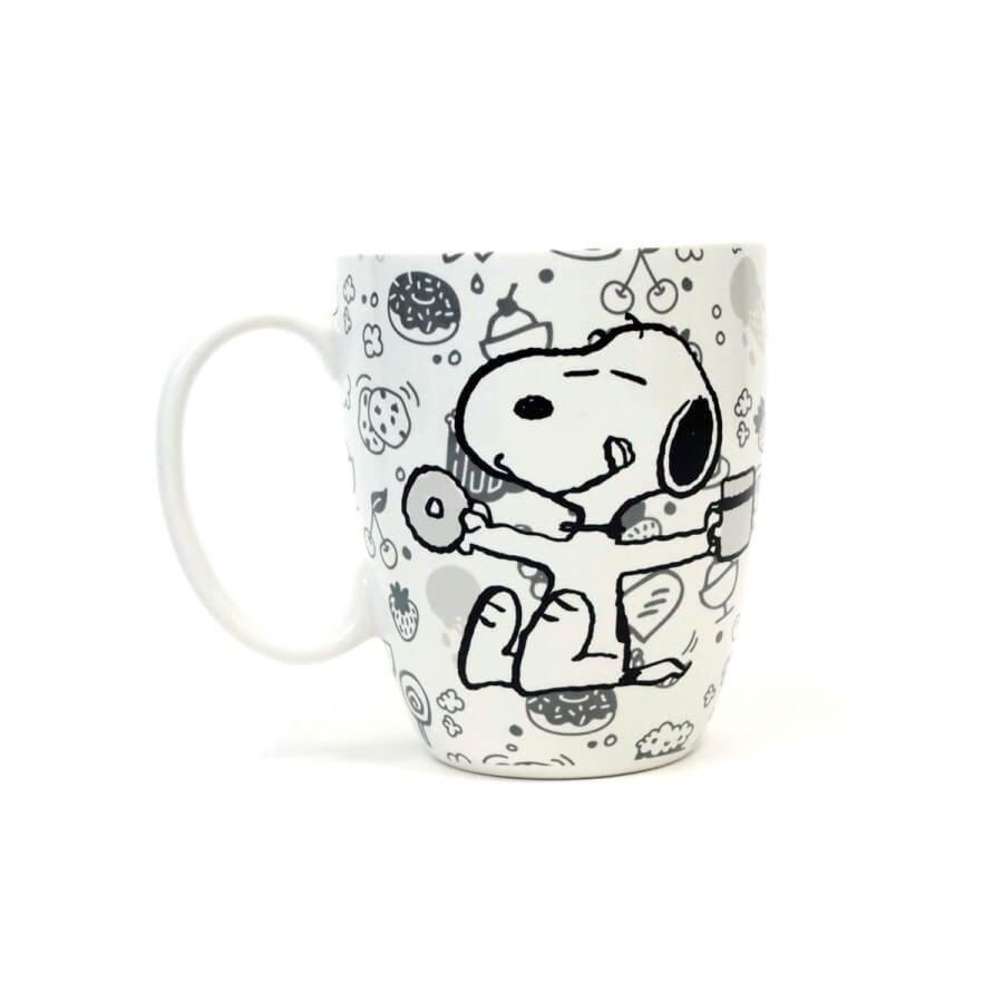 スヌーピー マグカップ コーヒーとドーナツ 10.5cm | キャラクター 雑貨 グッズ アート デザイン 正規輸入品 |  | 03