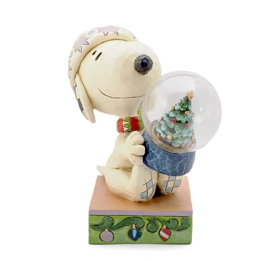 スヌーピー スノードーム 13 3cm フィギュア 置物 グッズ 人形 雑貨 オブジェ ジム ショア ピーナッツ ウィローツリー専門店 Donatio 通販 Yahoo ショッピング
