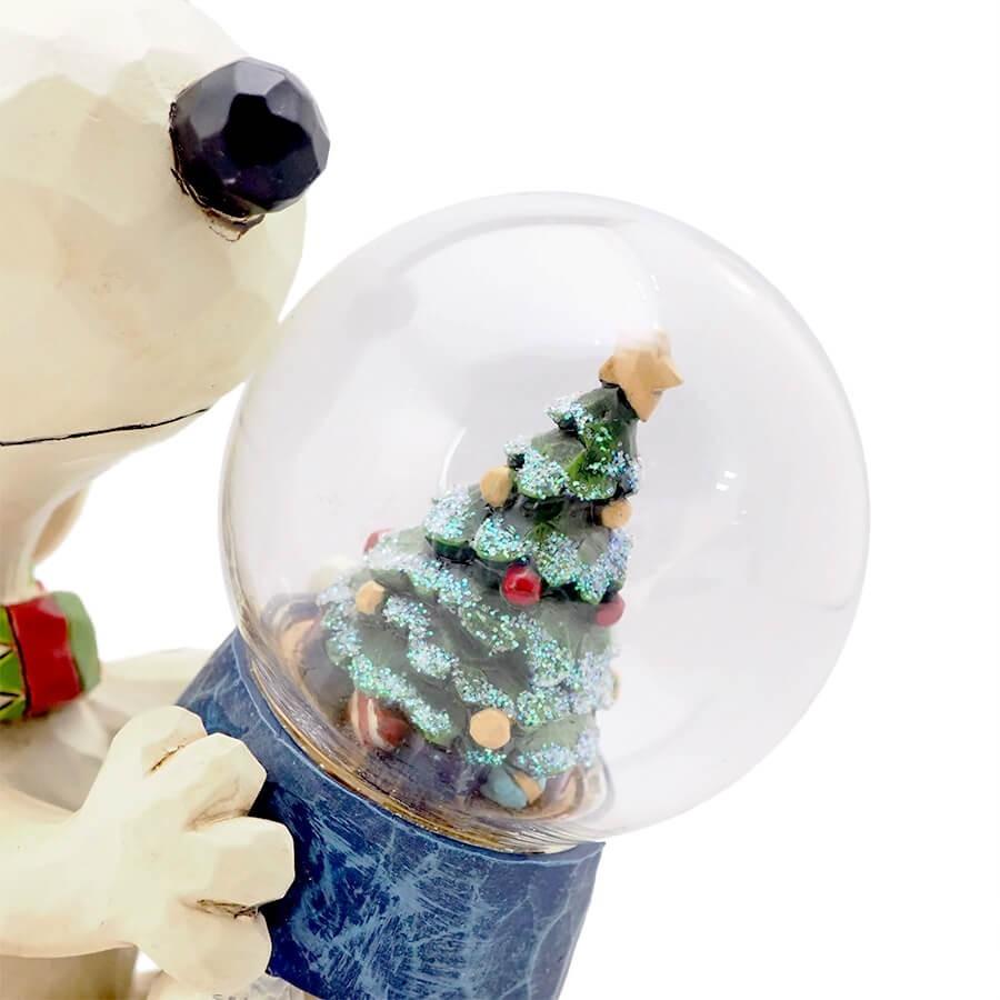 スヌーピー スノードーム 13 3cm フィギュア 置物 グッズ 人形 雑貨 オブジェ ジム ショア ピーナッツ ウィローツリー専門店 Donatio 通販 Yahoo ショッピング