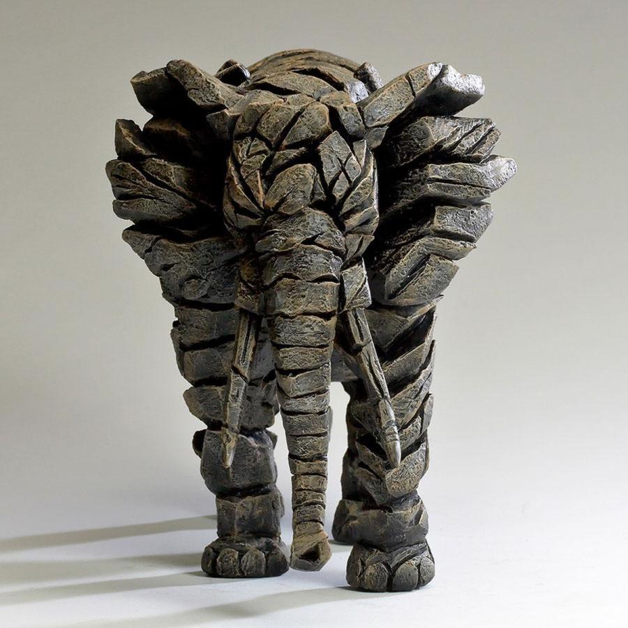 Edge Elephant 幅39.4x奥行17.8x23.5(cm) 象ぞう | 彫刻 置物 オブジェ
