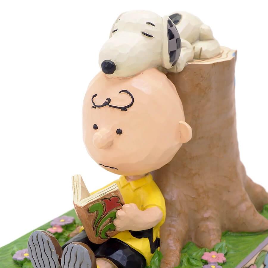 SNOOPY（スヌーピー） チャーリーブラウン 大親友 読書 13.5cm