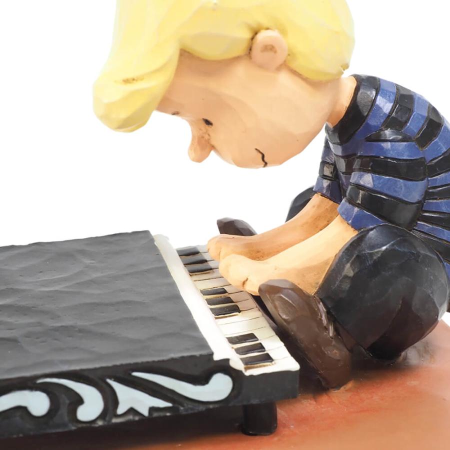 SNOOPY（スヌーピー） シュローダー ピアノ オルゴール 12.5cm