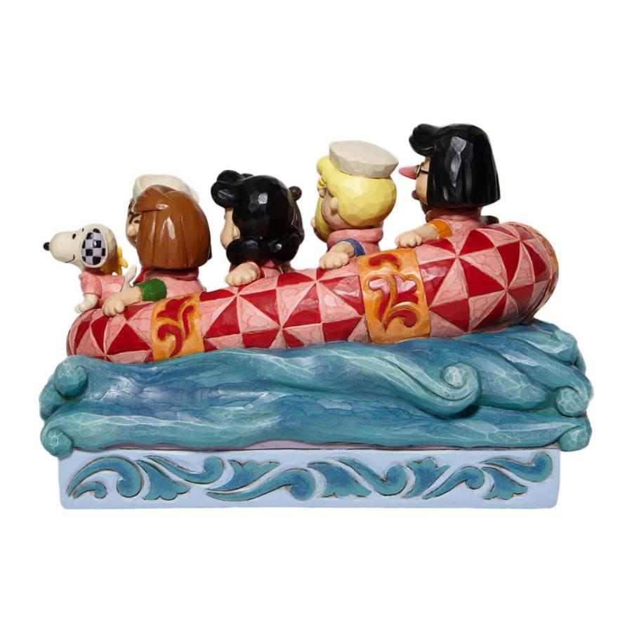 スヌーピー ピーナッツギャング ラフティング ジムショア フィギュア 雑貨 人形 SNOOPY（スヌーピー） ピーナッツ ギャング ラフティング 14cm