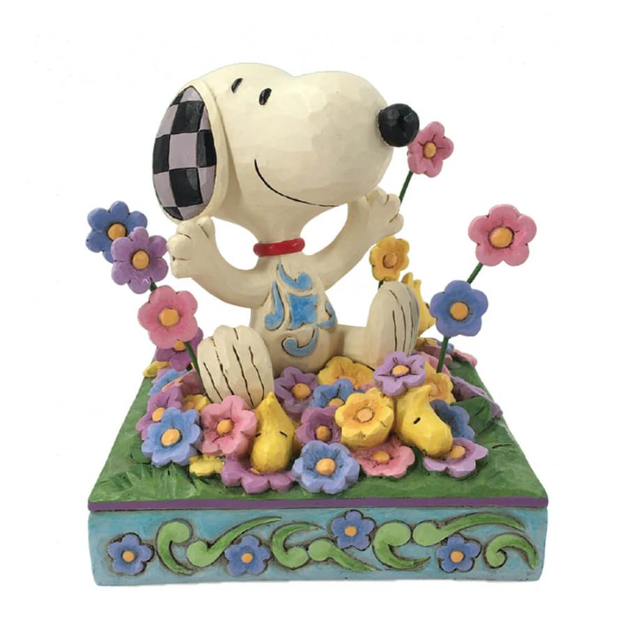 SNOOPY（スヌーピー） ウッドストック 花畑 12cm | ジムショア